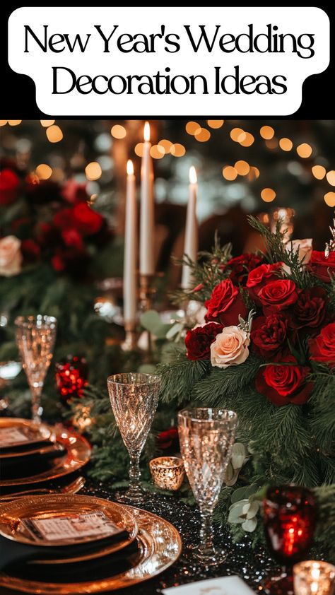 Elegant New Year's Eve wedding decorations and glamorous decor ideas for a stunning celebration. New Years Eve Wedding Decorations, Nye Wedding Centerpieces, New Year’s Eve Wedding, Minimalist Lighting Design, New Year Plan, New Year Wedding, New Year's Eve Wedding, New Years Eve Wedding, Hidden Lighting