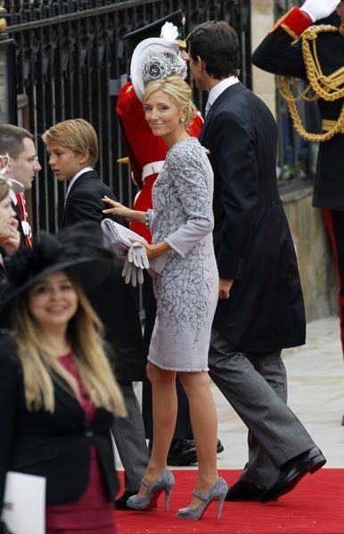 Royal Wedding Guests, Chantilly Lace Dress, Royal Couture, Lalla Salma, Body Guards, Marie Chantal Of Greece, Peach Gown, Princess Letizia, Marie Chantal