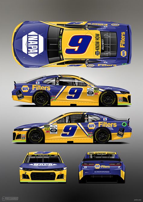 Nascar Logo Design, Nascar Templates, Nascar Cars Design, Nascar Artwork, Nascar Graphics, Illustrator Template, Nascar Diecast, Derby Cars, Nascar Cars