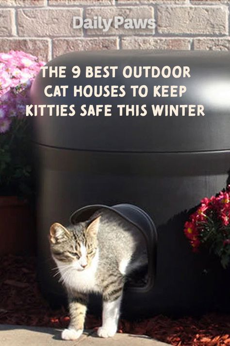 Cat Home Outdoor, Outdoor Cats In Winter, Cat Warming House, Winterized Cat Shelter, How To Make An Outside Cat Shelter, Cat Shelters For Winter Diy, Diy Heated Cat House Outdoor, Easy Cat House Outdoor, Winter Cat House Outdoor Diy