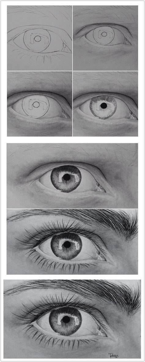 Drawing An Eye, Realistic Eye Drawing, Desen Realist, Eye Drawing Tutorials, Drawing Eyes, Drawing Hair, Siluete Umane, 얼굴 그리기, Cool Pencil Drawings