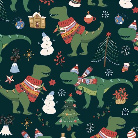 GooseFrol🦆 on Instagram: “Following the Llamas, Dinosaurs also dressed in sweaters and prepared the cold ❄️ Warming up!) 🧣🧦🧦 . . . #pattern #illustrations…” Christmas Dinosaur Wallpaper, Dino Christmas, Christmas Dinosaur, Dinosaur Wallpaper, New Year Illustration, Christmas Ad, Hand Drawn Vector Illustrations, Dinosaur Christmas, Cute Dinosaur