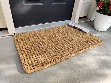 Backyard Door Mat, Extra Large Front Door Mat, Blank Front Door Mat, Leopard Door Mat, Inside Door Mat Tan, Backyard Door, Tropical Door Mat, Florida Decorating, Apartment Renovation