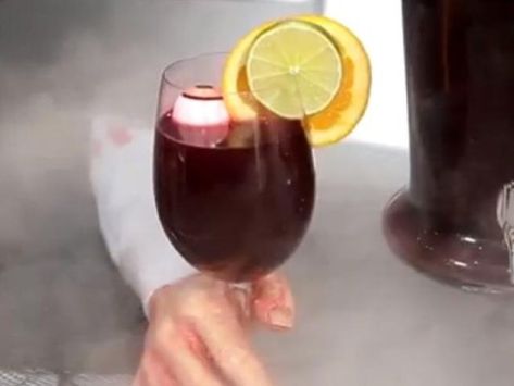 Learn how to make this delicious and spooky skeleton sangria recipe from the Kenmore in-house chef Kari Karch. Halloween Sangria, Sangria Recipe, Spooky Skeleton, Sangria Recipes, Water Into Wine, Sangria, Halloween Decor, Red Wine, Halloween Party