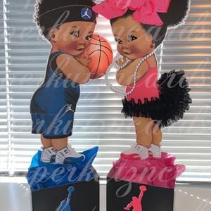 Basketball Or Bows Gender Reveal, Free Throws Or Pink Bows, Free Throws Or Hair Bows Gender Reveal, Gender Reveal Basketball Or Bows, Free Throws Or Pink Bows Gender Reveal, Basketball Gender Reveal, Baby Shower Cupcakes For Girls, Jordan Baby Shower, Girl Baby Shower Centerpieces