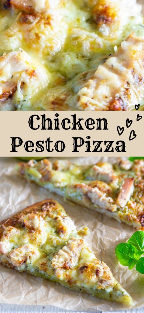 Pesto Flatbread Pizza, Chicken Pesto Pizza, Chicken Flatbread Pizza, Pesto Pizza Recipe, Chicken Delight, Healthy Pesto, Chicken Pizza Recipes, Chicken Flatbread, Stew Chicken Recipe