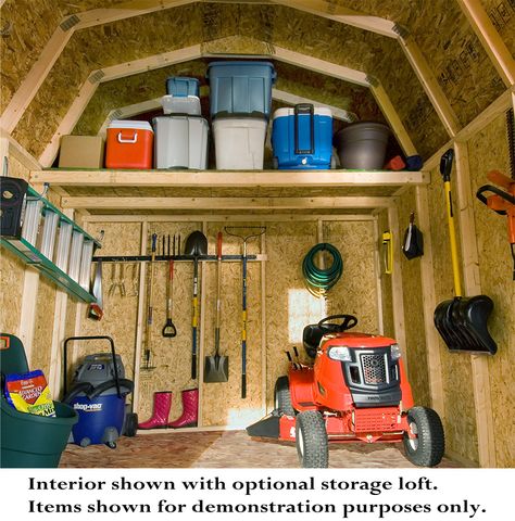 Storage Storage Shed Organization Ideas, Shed Organization Ideas, Motorcycle Storage Shed, Shed Shelving, Storage Shed Organization, Shed Floor, Wood Storage Sheds, Shed Organization, Shed Kits