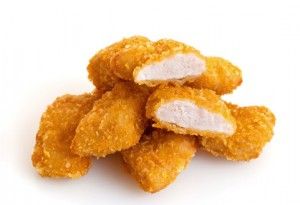 USDA Misinforms Parents Re: Chinese-Processed Chicken in School Meals Baked Chicken Nuggets, Homemade Chicken Nuggets, Jesus Take The Wheel, Chicken Nugget Recipes, School Meals, Seasoned Bread Crumbs, Chicken Nugget, School Food, Boneless Chicken Breast