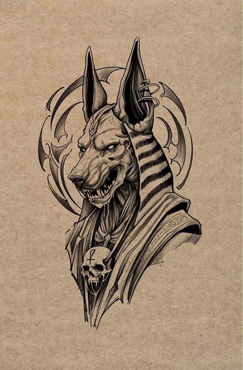 Anubis Art, Sphinx Tattoo, Boxer Dog Tattoo, Egypt Tattoo Design, Pet Tattoo Ideas, Cat Portrait Tattoos, Pet Memorial Tattoo, Pet Tattoos, Egyptian Drawings