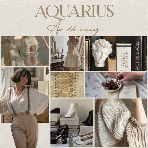 Aquarius Sun Aesthetic, Aquarius Rising Style, Aquarius Rising Aesthetic, Aquarius Vibes, Luxury Girl Aesthetic, Aquarius Sun, Zodiac Aesthetic, Venus Sign, Astrology Aesthetic