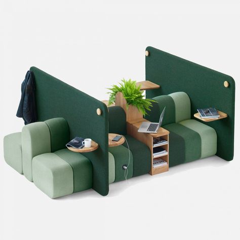 Office Booth Design, Office Booth, Modular Office Furniture, Modular Office, Modul Sofa, Office Furniture Design, Creative Workspace, Bureau Design, Office Seating