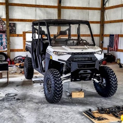 Polaris Ranger Accessories, Polaris Side By Side, Axis Deer, Polaris Off Road, Polaris Utv, Polaris Ranger Crew, Yamaha Atv, Amphibious Vehicle, Duck Boat