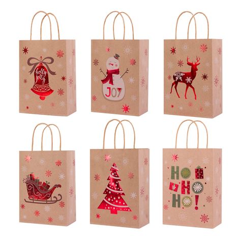 Christmas favor bags