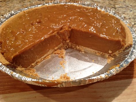 Ooey Gooey – Michael's Woodcraft Ooey Gooey Caramel Pie, Old Fashioned Caramel Pie, Mckinley Pie, Caramel Pie Recipe Condensed Milk, Ocharleys Caramel Pie Recipes, Carmel Pie Easy, Carmel Pies, Carmel Pie Recipes, Caramel Pie Condensed Milk