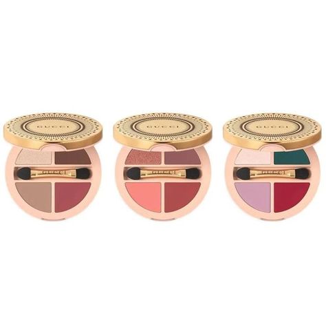 The Beauty Spotlights on Instagram: "New from #guccibeauty, Gucci Palette de Beauté Quatuor — Eyeshadow Palettes! Search shows three palettes, but currently only one is available for purchase — $69 “The Gucci Palette de Beauté Quatuor is a multi-use quad palette with rich colors for eyes, lips, and cheeks. Multiple textures and finishes, for any mood and every look. The eyeshadows can be mixed and matched to make many different combinations.” — #guccibeauty ————————————————————————————————— Gucci Eyeshadow Palette, Gucci Beauty, Beauty Eyeshadow, Eyeshadow Palettes, For Eyes, Eye Palette, Eyes Lips, Rich Colors, Eyeshadow Palette