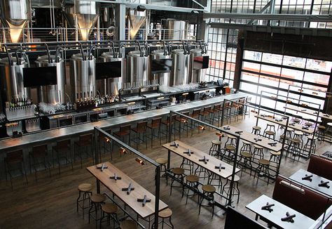 Taproom Ideas, Brewery Interior, Brewery Taproom, Brewery Bar, Brewery Restaurant, Brewery Design, Pub Design, Beer Hall, Beer Brewery