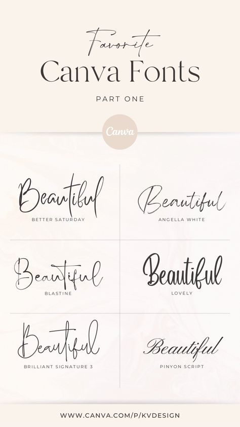 Free Fonts in Canva | Handwritten Fonts Canva Signature Font, Canva Aesthetic Font, Fonts For Canva, Canva Font Combinations, Font Ideas Alphabet, Fonts In Canva, Free Handwritten Fonts, Free Calligraphy Fonts, Free Commercial Fonts