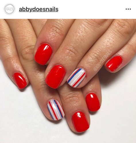 Patriotic Nail Designs, Patriotic Nail, 4th Of July Nail, Patriotic Nails Design, Patriotic Nails, 4th Of July Nails, July Nails, Nail Idea, Nail Tattoo