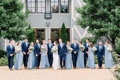 How To Select The Right Blue Suits Based On Bridesmaids Dresses – The Groomsman Suit Navy Blue Groomsmen, Blue Groomsmen Suits, Blue Groomsmen, Pastel Bridesmaids, Pastel Bridesmaid Dresses, Popular Wedding Colors, Groomsmen Looks, Costume Bleu, Blue Suits