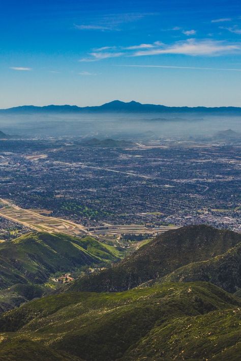 A breathtaking view of the San Bernardino Valley from the San Bernardino Mountains. 📷: Andy Konieczny Postcard Ideas, San Bernardino Mountains, America Photo, San Bernardino California, 2023 Mood, Brick In The Wall, San Bernardino County, San Fernando Valley, Duck Duck