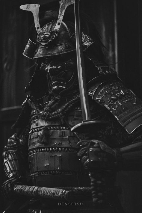 Black Samurai Armor, Samurai Aesthetic, Ghost Army, Guerriero Samurai, Sengoku Period, Japanese Art Samurai, Samurai Wallpaper, Samurai Anime, Warriors Wallpaper