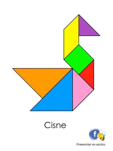 Tangram Shapes, Tangram Activities, Tangram Patterns, Tangram Puzzles, Childrens Games, Kids Corner, Activity Sheets, Activities For Kids, Monogram