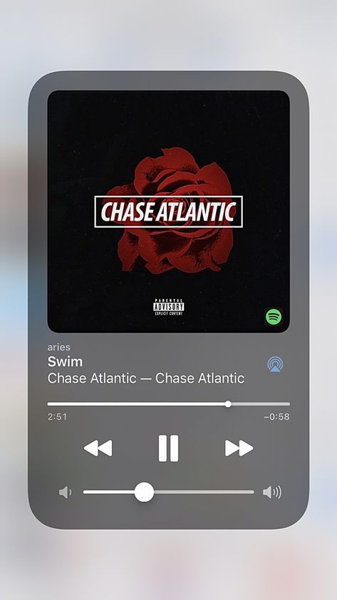 Swim Chase Atlantic Spotify, Swim Chase Atlantic, Chase Atlantic Spotify, Franky Style, Spotify Iphone, Swim Aesthetic, Spotify Songs, Music Letters, Chase Atlantic