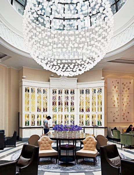 The lobby of the Corinthia Hotel is an elegant setting for afternoon tea. Corinthia Hotel London, Tea Photo, London Westminster, Corinthia Hotel, Trendy Hotels, Restaurants In London, Hotel Chic, London Hotel, Travel Guide London