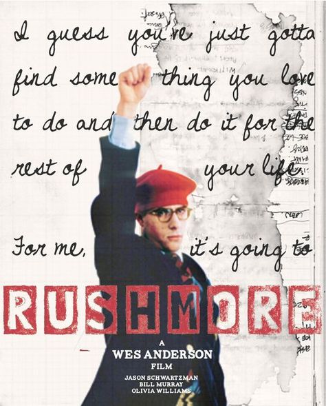 Rushmore (1998) Rushmore Wes Anderson Aesthetic, Rushmore Movie Poster, Rushmore Aesthetic, Rushmore Poster, Rushmore 1998, Rushmore Wes Anderson, Rushmore Movie, Weird Genius, Max Fischer