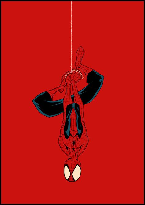 spiderman hanging by Anny-D on DeviantArt Spiderman Poses, All Spiderman, Spiderman Drawing, Spider Art, The Spider, Marvel Wallpaper, Spiderman Art, Superhero Art, Amazing Spiderman