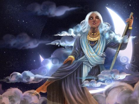 Mayari - Goddess of the Moon (Philippine Mythology),  on ArtStation at https://www.artstation.com/artwork/49A5n2 Mayari Goddess Of Moon, Mayari Goddess, Philippines Mythology Goddesses, Goddess Of Moon, Philippine Mythology, Goddess Of The Moon, City People, Art City, Mythological Creatures