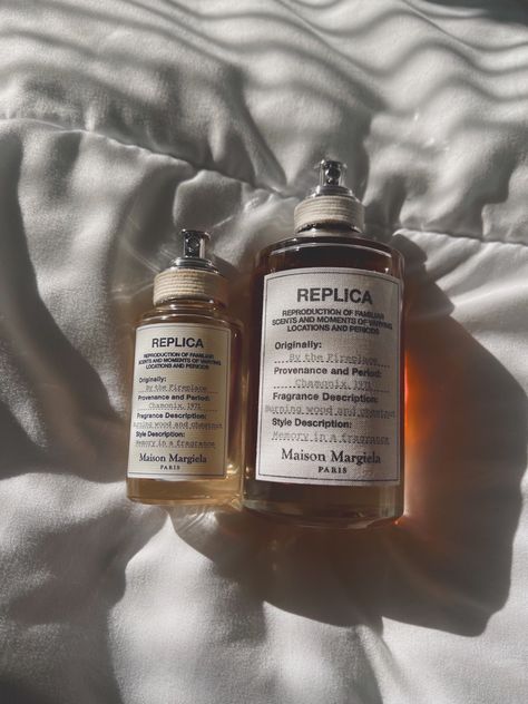 Maison Margiela By The Fireplace, Replica Maison Margiela, By The Fireplace Perfume, Replica Aesthetic, Margiela Perfume, Maison Margiela Perfume, Replica By The Fireplace, Blank Cheque, Perfume Wishlist