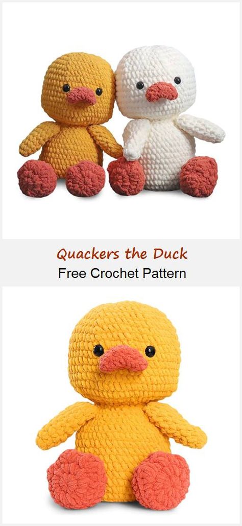 You can download Quackers the Duck Free Crochet Pattern for free Crochet Duckie Pattern Free, Giant Rubber Duck Crochet Pattern, Crochet Duck Plush, Rubber Duck Amigurumi Free Pattern, Rubber Ducky Crochet Pattern Free, Rubber Duck Crochet Pattern Free, Crochet Rubber Duck Free Pattern, Free Duck Crochet Pattern, Duck Crochet Pattern Free