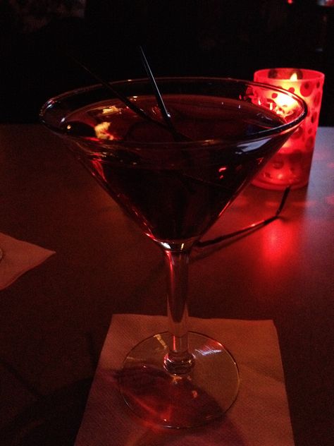 Dark Drink Aesthetic, Lana Myers, Red Drink, Cherry Martini, Bryce Quinlan, Red Aura, Jazz Bar, I See Red, Cherry Wine