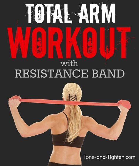 Resistance band arm workout - the best resistance band exercises to tone and strengthen your arms. Killer Arm Workout, Resistant Band Workouts, Arm Workout Men, Resistance Band Arms, Resistance Band Arm Workout, Arm Workout For Beginners, Arm Workout With Bands, Arm Workouts At Home, Best Resistance Bands