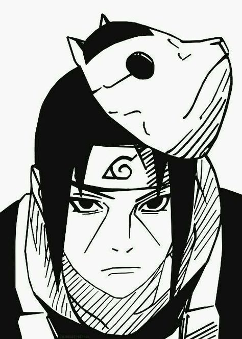 #uchiha #itachi #sharingan #anime #naruto #dessin #black #white #sasuke #madara #obito #anbu #shinobi #face #drawning #manga Itachi Manga Icon, Itachi Uchiha Icon, Itachi Pfp, Itachi Manga, Itachi Anbu, Manga Pfps, Pfp Manga, Wolverine Art, Naruto Tattoo