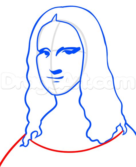 how to draw mona lisa easy step 6 Monalisa Drawings Easy, Mona Lisa Drawing Easy, Mona Lisa Drawing Sketch, Monalisa Painting Sketch, How To Draw Mona Lisa, Mona Lisa Doodle, How To Draw Mona Lisa Step By Step, Mona Lisa Drawing, How To Paint The Mona Lisa