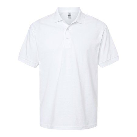 Perfect button down polo shirts for men. Size: L.  Color: White.  Gender: male.  Age Group: adult. White Polo Tshirt Men, White Shirts For Men, White Polo Men, Polo Tshirt Men, Shirts For Mens, Fits Ideas, Polo Outfit, Polo Shirts For Men, White Shirt Men