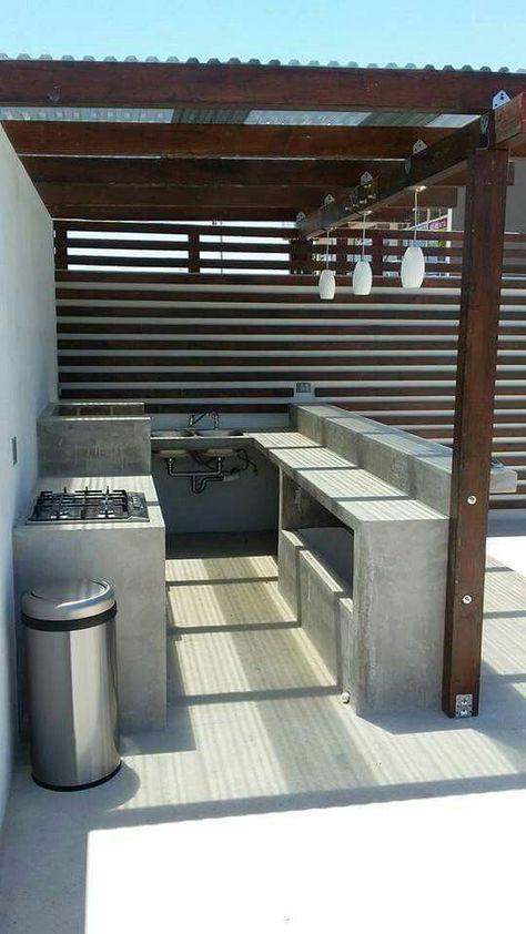 Wallpaper Kitchen, Outdoor Kitchen Plans, Build Outdoor Kitchen, Organizer Kitchen, Balkon Design, Kitchen Designer, Room Decor Living Room, Paint Kitchen, Sink Kitchen