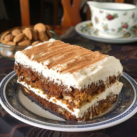 Spanish Bar Cake Recipe, Spicy Cake, Spanish Bar, Asian Side Dishes, Bar Cake, Cake Bars, Vintage Cake, Sweets Treats, Fruit Cake