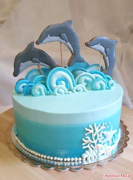 Dolphin Cake Ideas, Dolphin Cake Topper, Dolphin Birthday Cakes, Dolphin Cake, Dolphin Birthday, Dolphin Cakes, Dolphin Party, Boys First Birthday Cake, Sea Cake