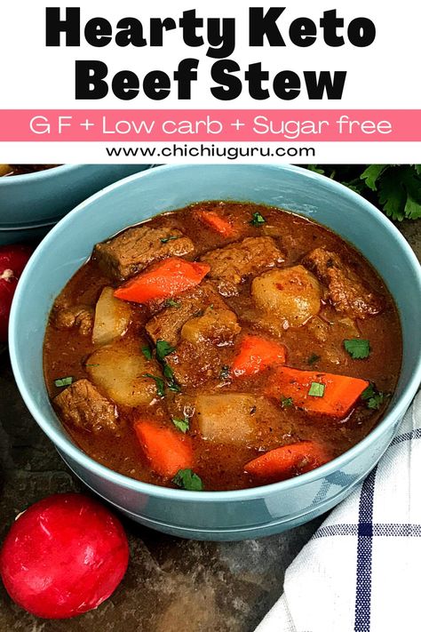 Low Carb Beef Stew, Keto Beef Stew, Keto Beef, Low Carb Low Fat Recipes, Boiled Egg Diet Plan, Dry Wine, Low Carb Diet Recipes, Beef Stew Recipe, Healthy Low Carb Recipes