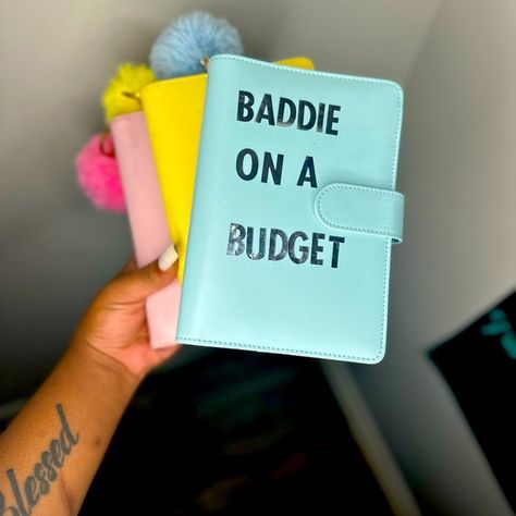 "BADDIE ON A BUDGET" Binders Budget Baddie, Baddie On A Budget, Savings Binder, Fall Baddie, Exotic Dance, Budget Binder, Binders, On A Budget, Mood Board