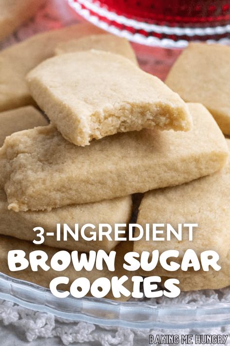 Recipes That Use Brown Sugar, Baking Recipes Few Ingredients, 3 Ingredient Snickerdoodle Cookies, Easy Sweets Recipes 5 Ingredients, Cheap Easy Cookies, Easy Healthy Dessert Snacks, Minimal Ingredient Baking, 3 Ingredients Cookies Easy, Fast Easy Cookies 4 Ingredients