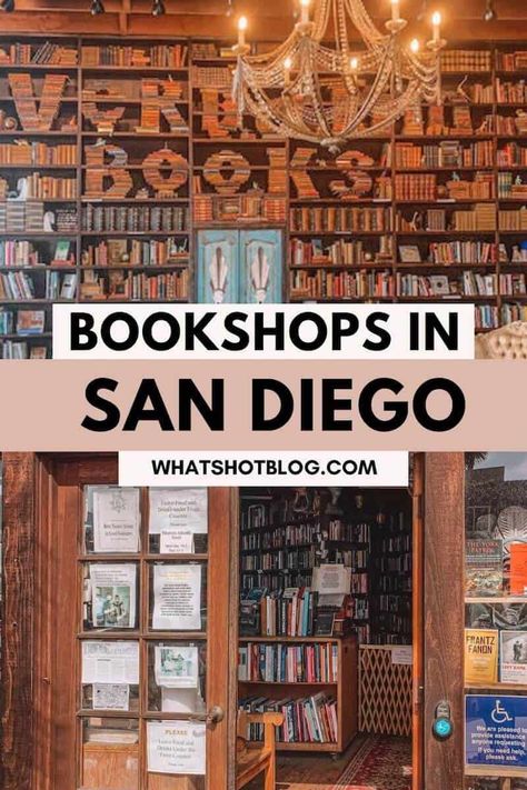 Small Home Libraries, San Diego Itinerary, Vacay Ideas, San Diego Vacation, Literary Travel, Los Angeles Neighborhoods, Book Stores, San Diego Travel, Point Loma