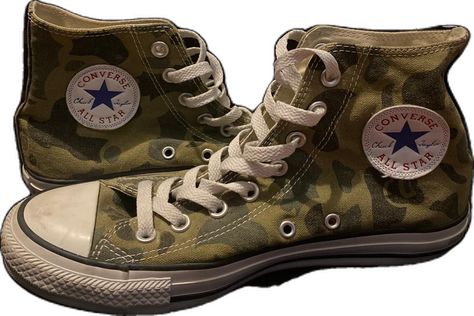 Camo Converse, Dream Clothes, Chucks Converse, All Star, Camo, Converse, Socks