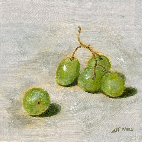 Grape Drawing, Jeff Ward, Fruit Images, Chalk Pastel Art, Green Grape, Grape Color, Chalk Pastel, Fruits Images, Purple Grapes