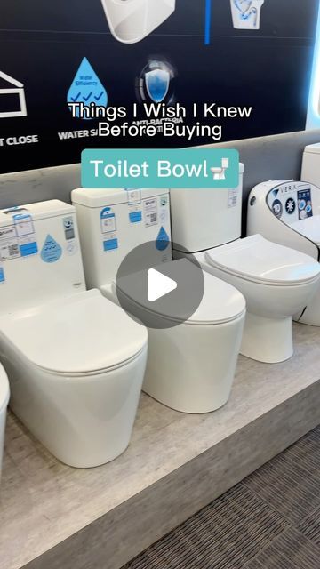 9 Creation Interior Design on Instagram: "Your ultimate guide to choosing the right toilet bowl 🚽 Shop: Lights & Bathroom Solutions@Tradehub21 #9creation #sghome #toiletbowl #toilet #bathroom #sg" Bath And Toilet Ideas, Toilet In The Shower Design, Modern Toilets Ideas, Toilet Accessories Ideas, Toilet Lighting Ideas, Bathroom Toilet Ideas, Black Toilet Bathroom Ideas, Toilets Designs, Toilet Bowl Design