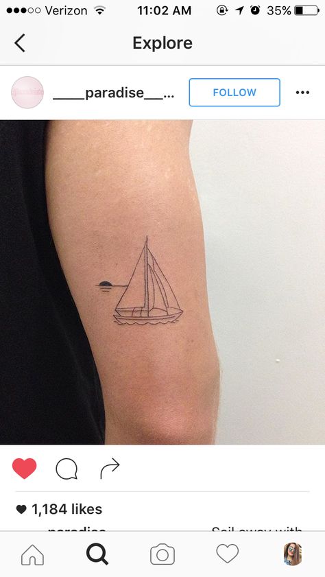 Sailboat Tattoo, Writing Tattoos, Triangle Tattoo, I Tattoo, Tatting, Tattoos