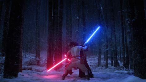 Rey Vs Kylo Ren, Star Wars Art Drawings, Lightsaber Colors, Kylo Ren And Rey, Star Wars Background, Star Wars Watch, Fan Theories, Star Wars Light Saber, Rey Star Wars